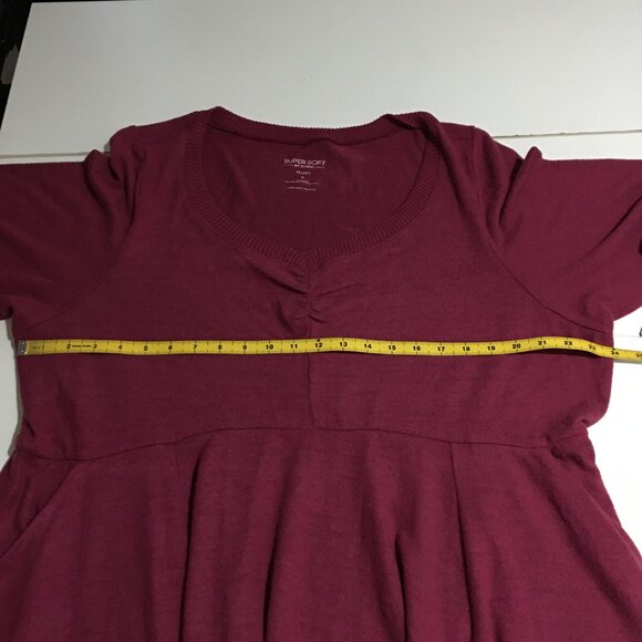 Torrid Super Soft Plush Womens Dress Size 4 4X Purple NWT - Picture 8 of 10